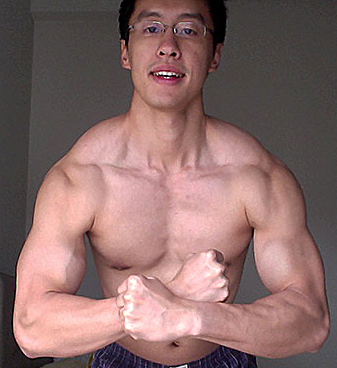 Peter's natural muscle building photo