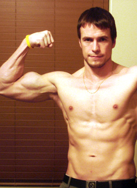 Jed's natural muscle building photo