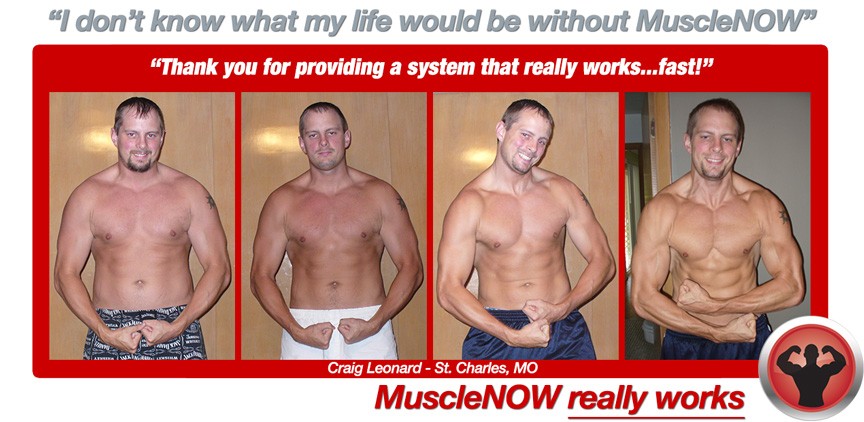 Craig builds muscle and burns fat naturally
